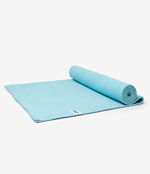 Jiwa Organic Yoga Mat Summer Blue